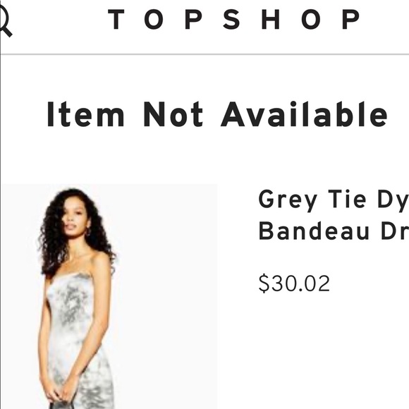 Tie dye bandeau dress - Picture 3 of 4